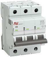 Выключатель автоматический EKF Averes AV-6 3п 1А C 6кА картинка